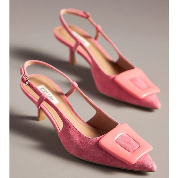 Anthropologie Bibi Lou Robin Kitten Heels - Picture 1 of 10